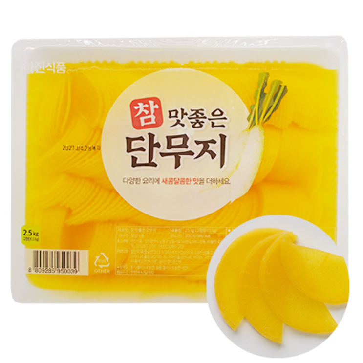 많이 찾는 하진 참맛좋은 반달단무지 2.5kg, 반달단무지2.5kg 좋아요 많이 찾는 하진 참맛좋은 반달단무지 2.5kg, 반달단무지2.5kg 좋아요
