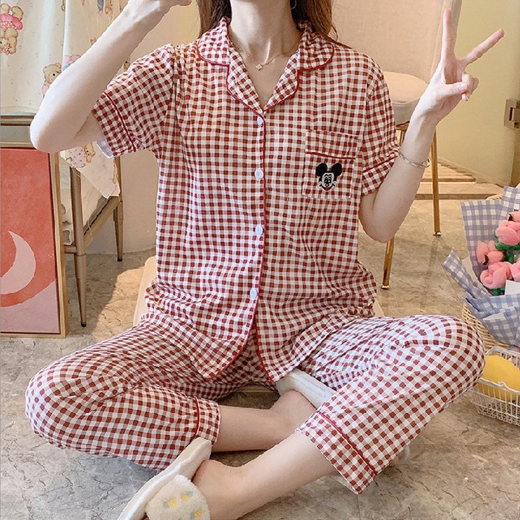 후기가 정말 좋은 퍼스트레인 여성용 투피스 미키 수면 잠옷 파자마 상하의 세트 ··· 후기가 정말 좋은 퍼스트레인 여성용 투피스 미키 수면 잠옷 파자마 상하의 세트 ···