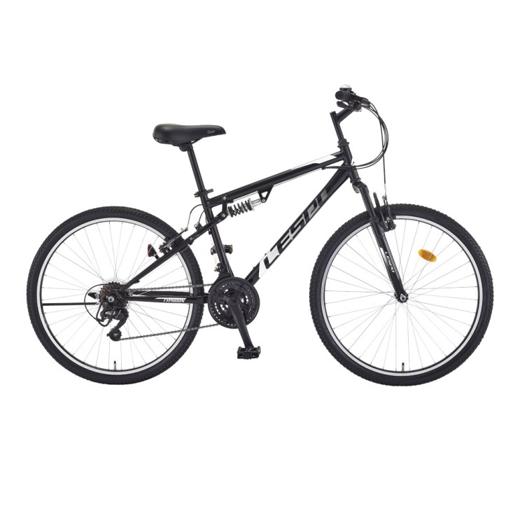 많이 찾는 레스포 태풍 DX 21단 MTB 자전거, 블랙, 169cm ···