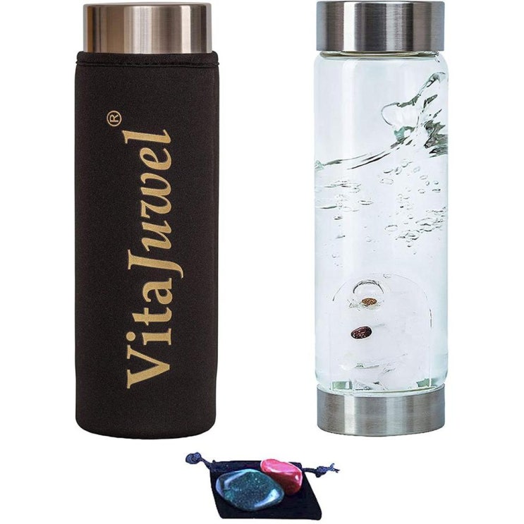 갓성비 좋은 직구 Imprints Plus VitaJuwel ViA Gemwater Bottle with Neoprene Sleeve 2 Worry Stones and Velvet 갓성비 좋은 직구 Imprints Plus VitaJuwel ViA Gemwater Bottle with Neoprene Sleeve 2 Worry Stones and Velvet