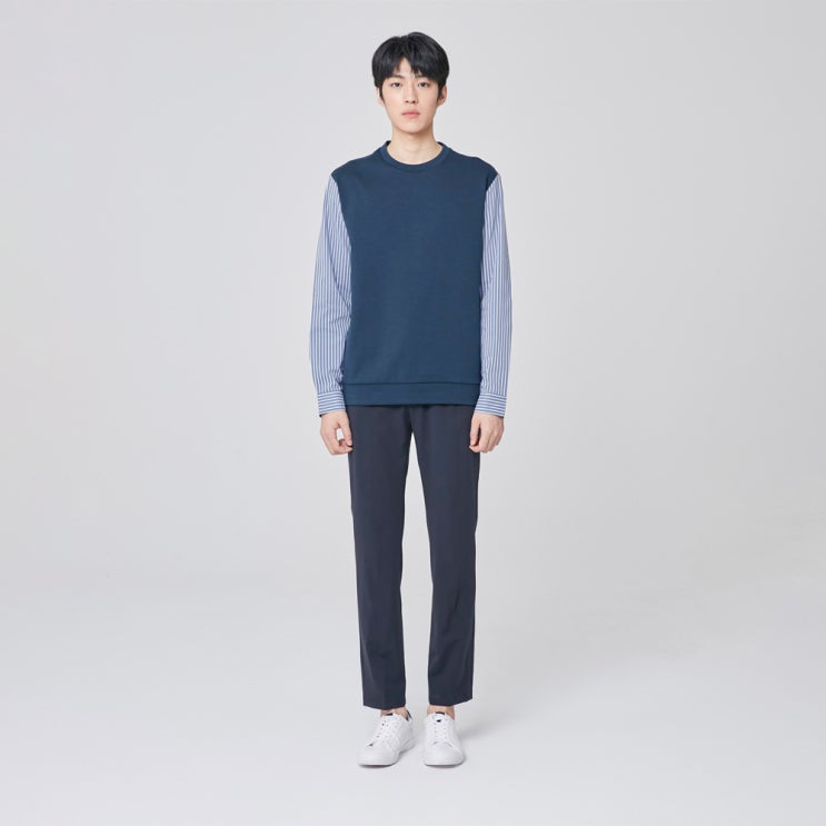 핵가성비 좋은 마인드브릿지 남성용 CP 스판 스트라이프 셔투맨 맨투맨 MUTS2102 ··· 핵가성비 좋은 마인드브릿지 남성용 CP 스판 스트라이프 셔투맨 맨투맨 MUTS2102 ···