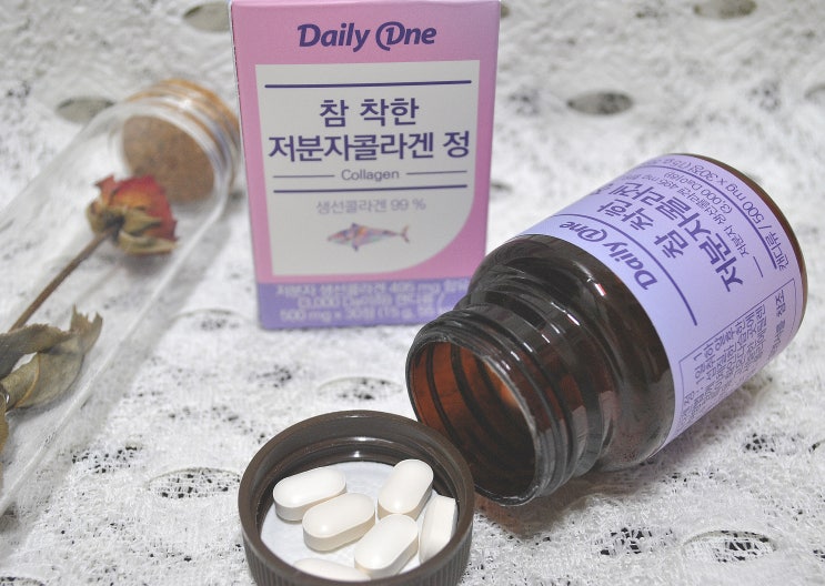  흡수율 높은 생선콜라겐 데일리원 '참 착한 저분자콜라겐 정' 하루한알로 콜라겐 채우기