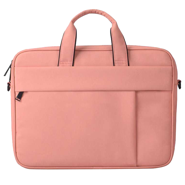 잘나가는 플럭스 투라인 크로스백 노트북 가방, 베이비 핑크, 13in 좋아요
