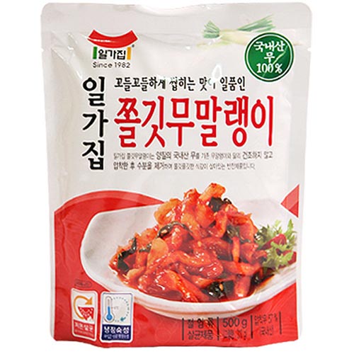 최근 인기있는 일가집 쫄깃무말랭이 500g 좋아요 최근 인기있는 일가집 쫄깃무말랭이 500g 좋아요
