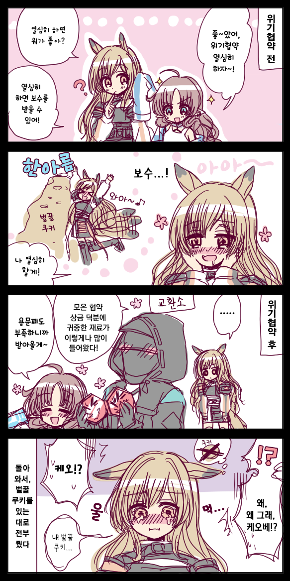  [번역] 케오베랑 머틀과 함께하는 위기협약(ケオベとテンニンカと危機契約) [おばあ] [명일방주/웹코믹]