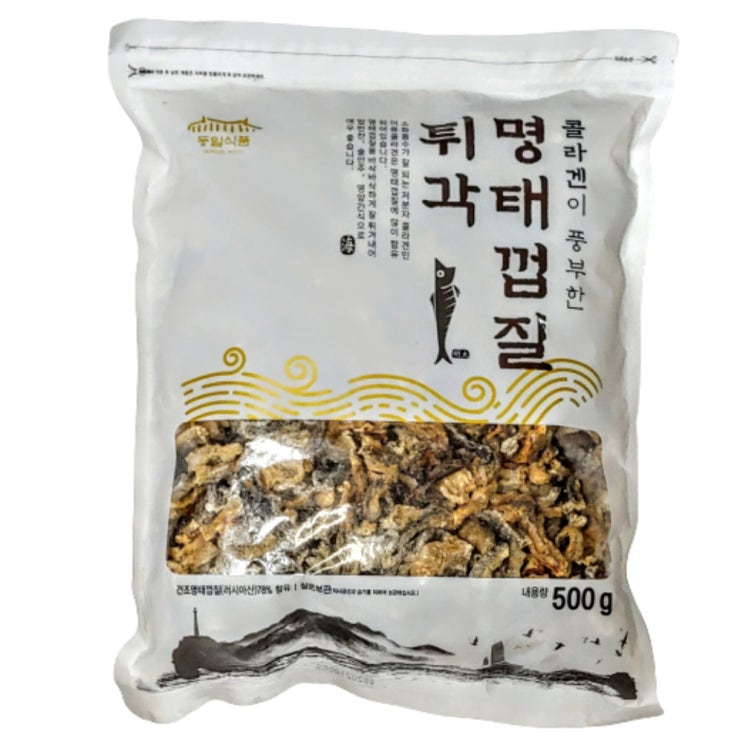 인기 많은 명태 껍질 튀각 500g, 단품, 단품 좋아요 인기 많은 명태 껍질 튀각 500g, 단품, 단품 좋아요