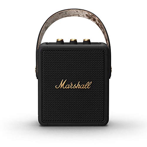인기있는 Marshall 마샬스톡웰2 휴대용 블루투스 스피커 블랙 브래스, 03.스톡웰 II, 04.검정과 황동 추천해요