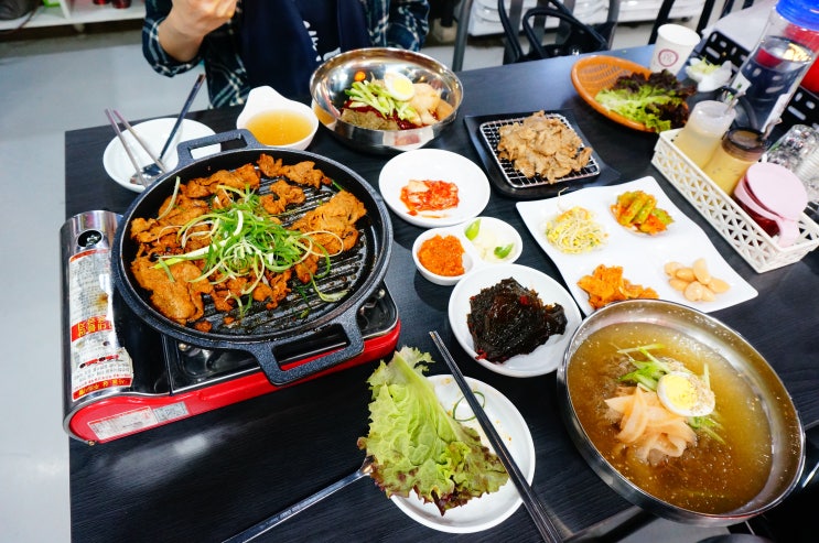  [경기 용인] 용인맛집 "강원도위가연탄불고기" 고기주는냉면