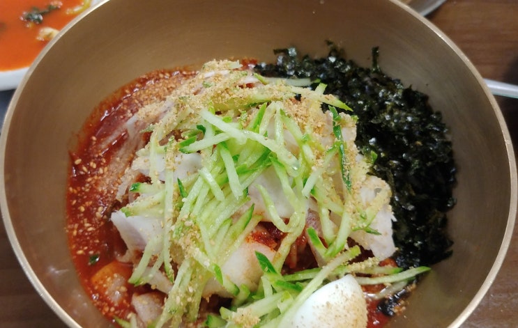  양주맛집 용암리막국수, 시원한 메밀 물 비빔 막국수