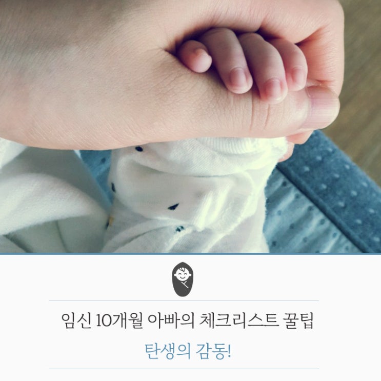  임신 10개월 아빠의 체크리스트 꿀팁. 탄생의 감동!