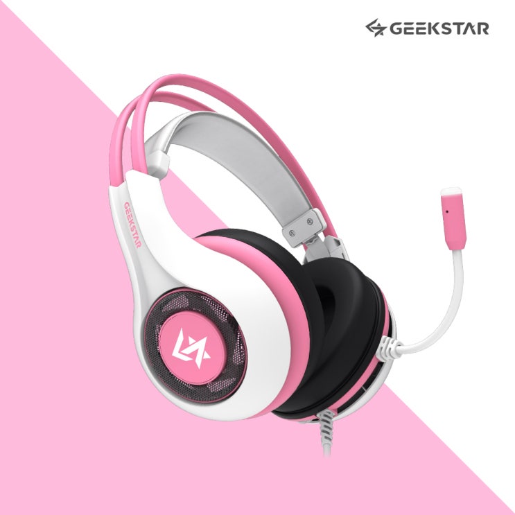 잘나가는 긱스타 GH600 게이밍헤드셋 LED 진동 7.1ch, PINK 좋아요 잘나가는 긱스타 GH600 게이밍헤드셋 LED 진동 7.1ch, PINK 좋아요