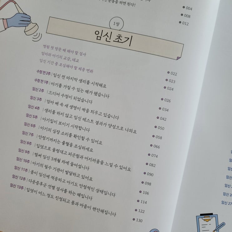  임신책 추천 서평/하루 한 장 임신 출산 데일리북