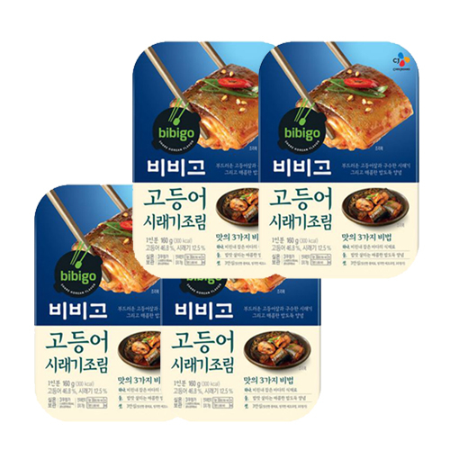 최근 많이 팔린 비비고 매콤한 밥도둑 고등어 시래기 조림 혼밥 반찬, 4개, 160g ··· 최근 많이 팔린 비비고 매콤한 밥도둑 고등어 시래기 조림 혼밥 반찬, 4개, 160g ···