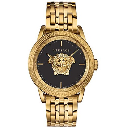 많이 팔린 Versace Palazzo Empire Limited Edition Mens Swiss Gold Ion-Plated Stainless Steel Bracelet 43m 많이 팔린 Versace Palazzo Empire Limited Edition Mens Swiss Gold Ion-Plated Stainless Steel Bracelet 43m
