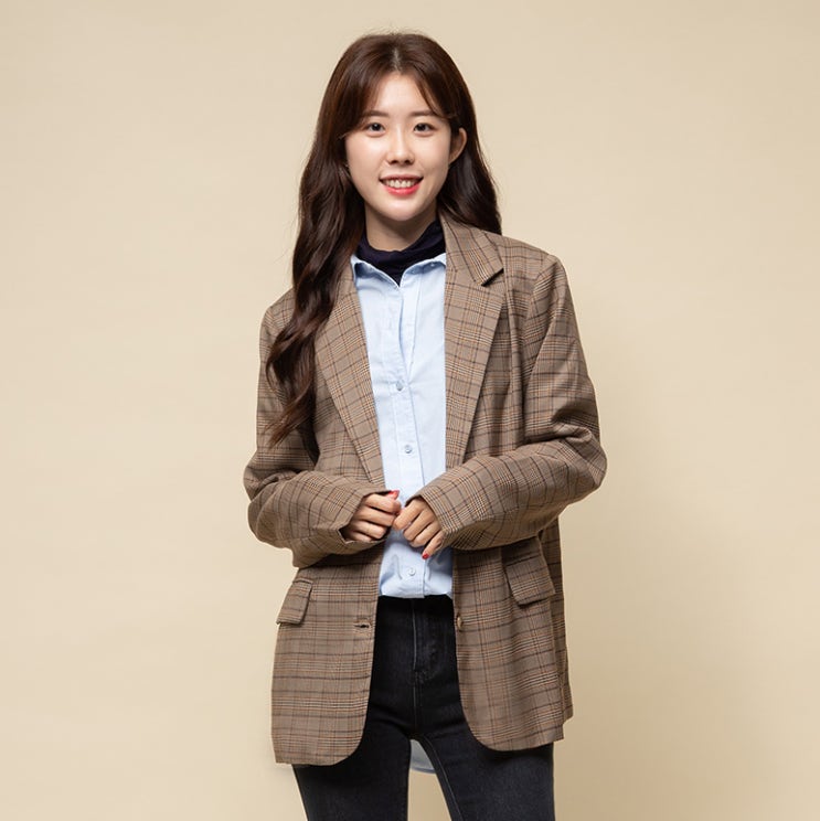 가성비 뛰어난 캐럿 여성 오버사이즈 체크 자켓 ··· 가성비 뛰어난 캐럿 여성 오버사이즈 체크 자켓 ···