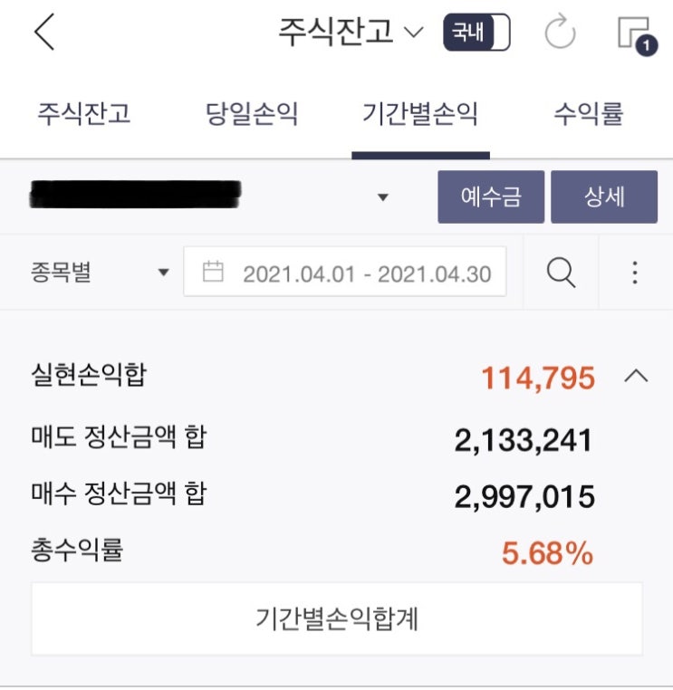 4월 대학생 주식매매일지