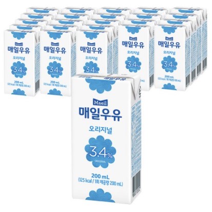 최근 많이 팔린 [매일유업] 매일우유 멸균 오리지널 1000mlx6개, 200ml, 120팩 좋아요