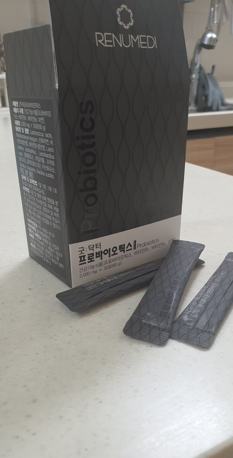  평소 장이 안좋아서 "유산균(리뉴메디 굿닥터 프로바이오틱스)"먹어본후기