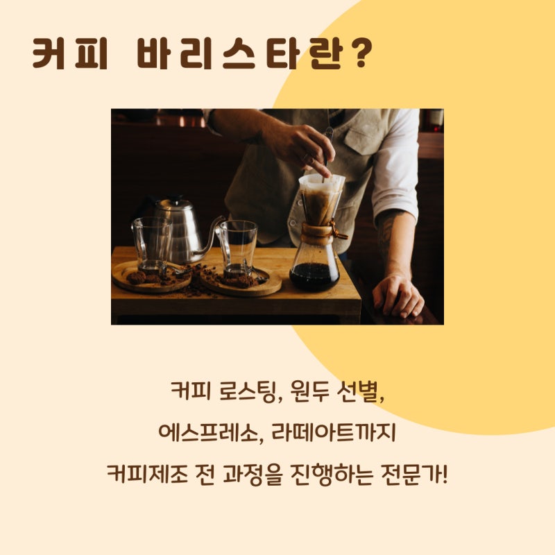 바리스타 자격을 편리하게 취득하는 방법