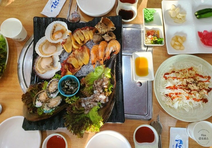  제철 싱싱한 회와 해산물을 한상에 맛보는 강화도 맛집 보광호 모듬회스페셜.
