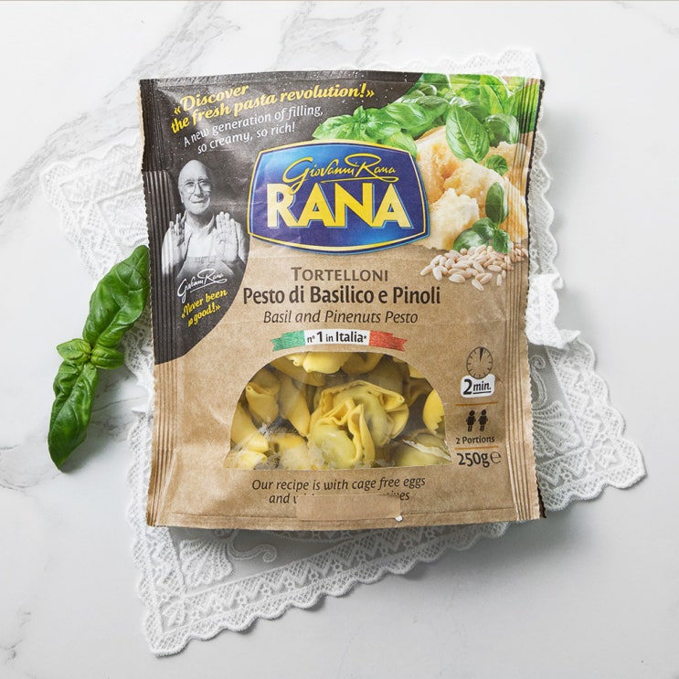 당신만 모르는 지오바니라나 페스토 바질 엔 파인넛 토르텔로니, 250g, 1개 ··· 당신만 모르는 지오바니라나 페스토 바질 엔 파인넛 토르텔로니, 250g, 1개 ···