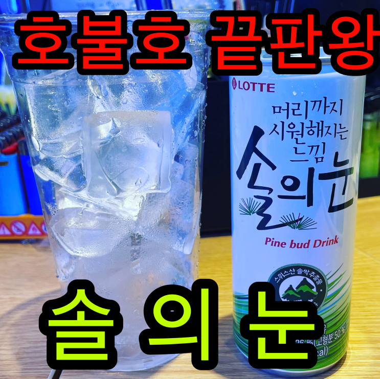  호불호 음료 끝판왕 - 솔의눈 리뷰