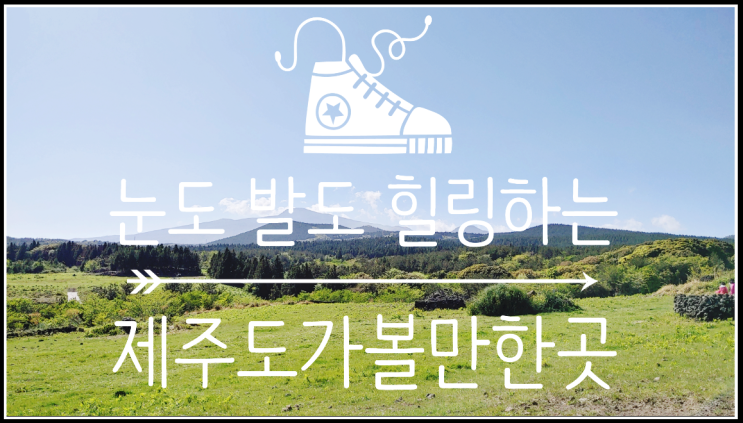  제주도가볼만한곳 - 눈도 발도 호강하는 제주도힐링여행