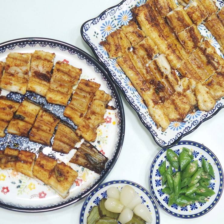  장어 택배 얌테이블에서 빠르게! 바다장어요리 간단해요~