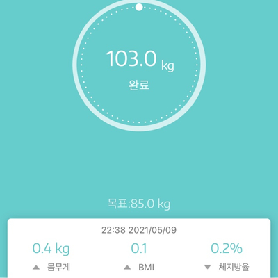  다이어트 일기 11일차, +0.4kg