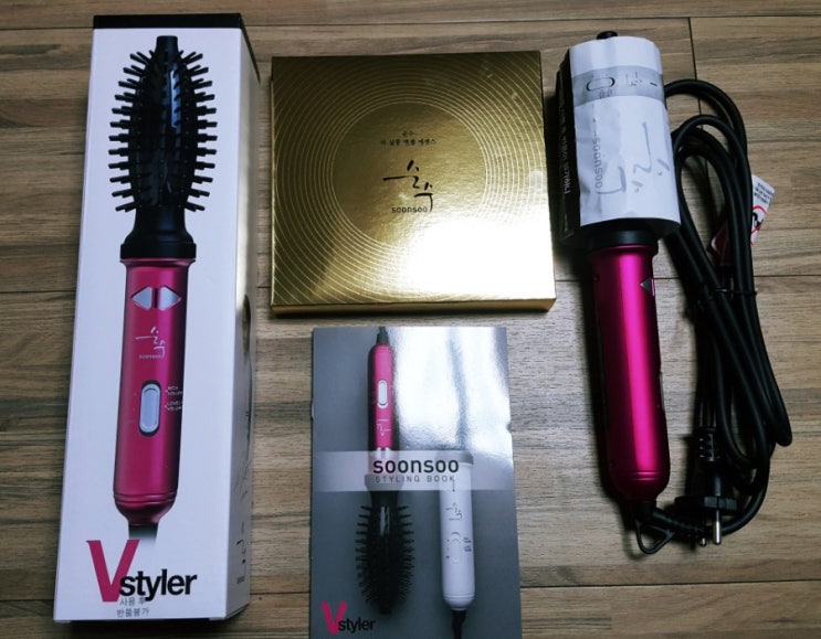  순수 더 살롱 고데기 V스타일러 솔직후기