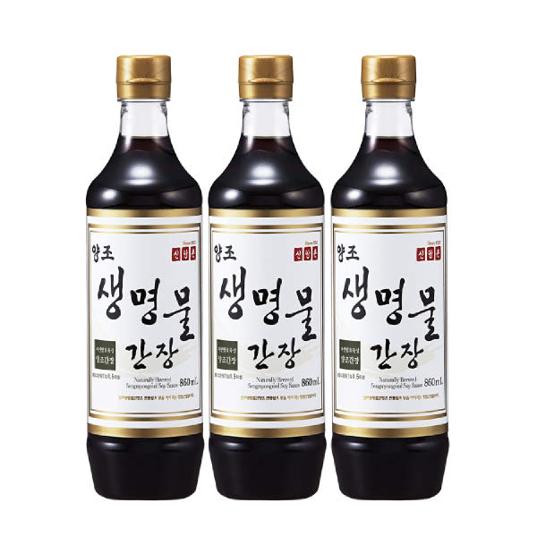 의외로 인기있는 신앙촌 양조 생명물 간장, 860ml, 3개 추천해요