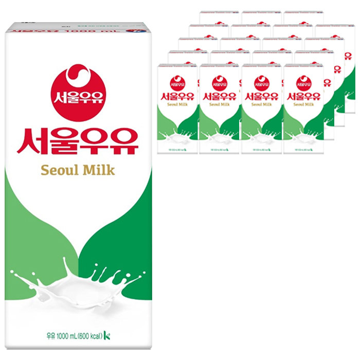 가성비 뛰어난 서울우유 멸균 흰우유, 1000ml, 20팩 추천합니다