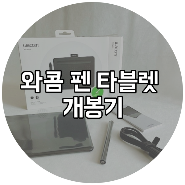  와콤 타블렛 인튜어스 CTL-4100WL 개봉기