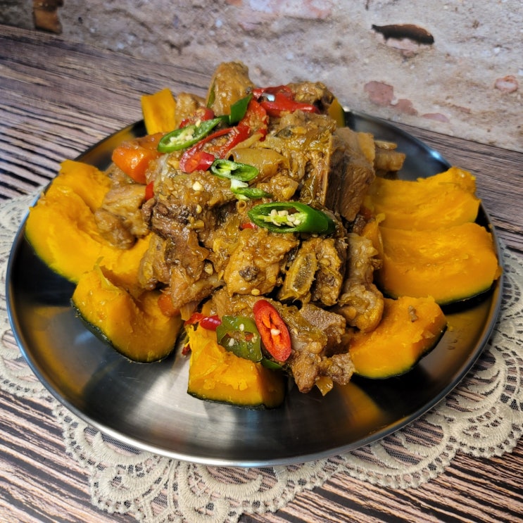  단호박 갈비찜 레시피, 돼지갈비찜, 손님 상차림 집들이 저녁 메뉴, 음식 요리 추천, 단호박의 효능, 손질법, 고르는 법, 보관법