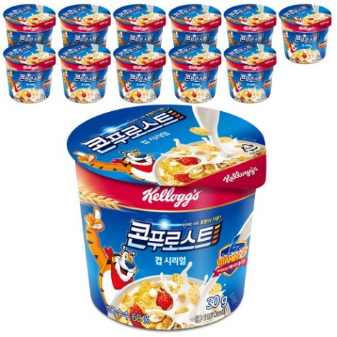 인기있는 켈로그 콘푸로스트 컵 시리얼, 30g, 48개 추천합니다 인기있는 켈로그 콘푸로스트 컵 시리얼, 30g, 48개 추천합니다