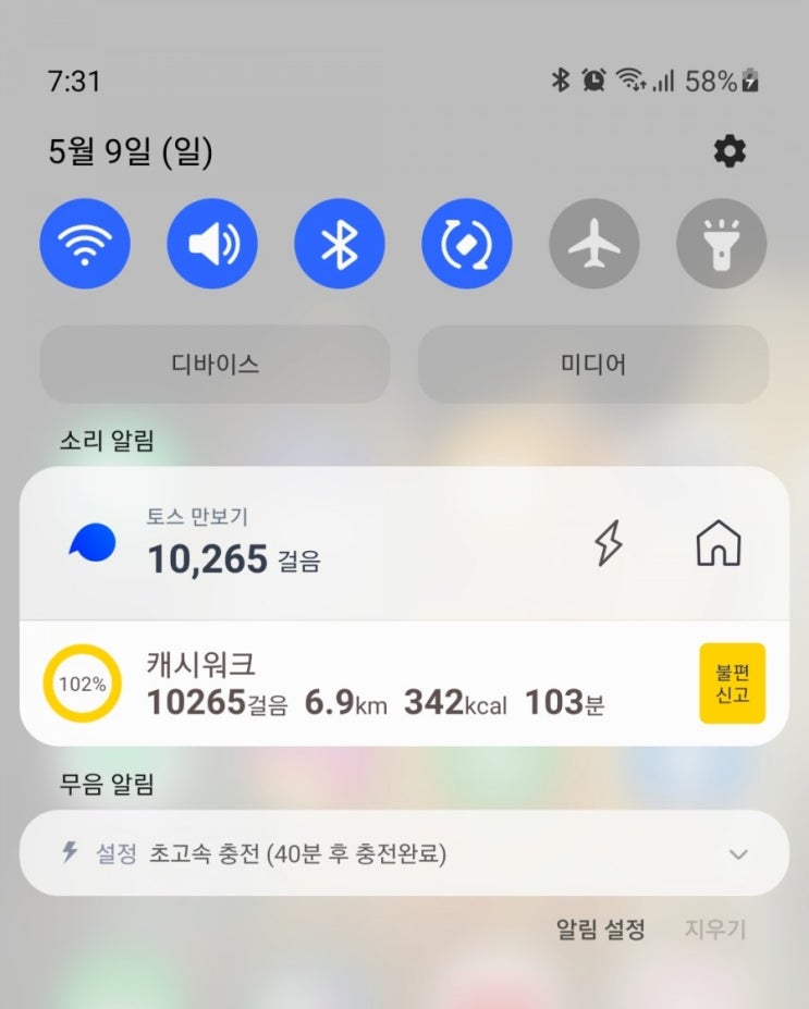  만보걷기D+12