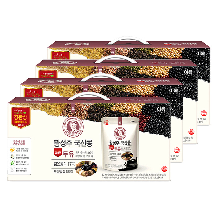 구매평 좋은 이롬 황성주 국산콩 담백한 두유 검은콩과 17곡, 180ml, 80개 ··· 구매평 좋은 이롬 황성주 국산콩 담백한 두유 검은콩과 17곡, 180ml, 80개 ···