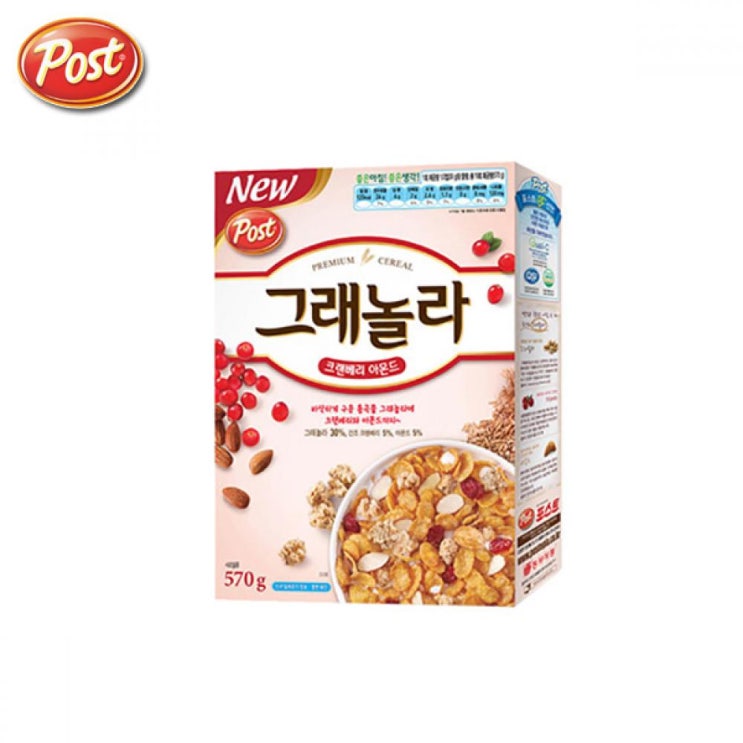 가성비 뛰어난 T영양간식 크랜베리 아몬드 그래놀라 570gR ···