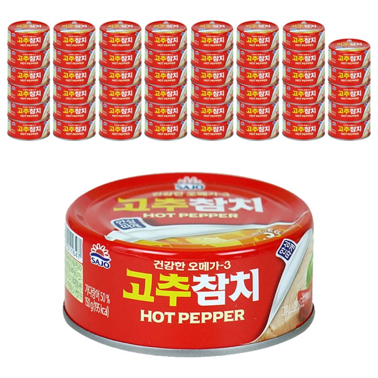 가성비 좋은 사조 고추참치 안심따개, 150g, 48개입 추천합니다