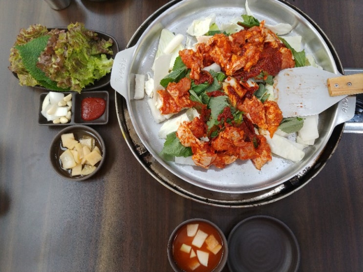  부평 닭갈비맛집 부평시장 닭갈비 오점오닭갈비 부평시장