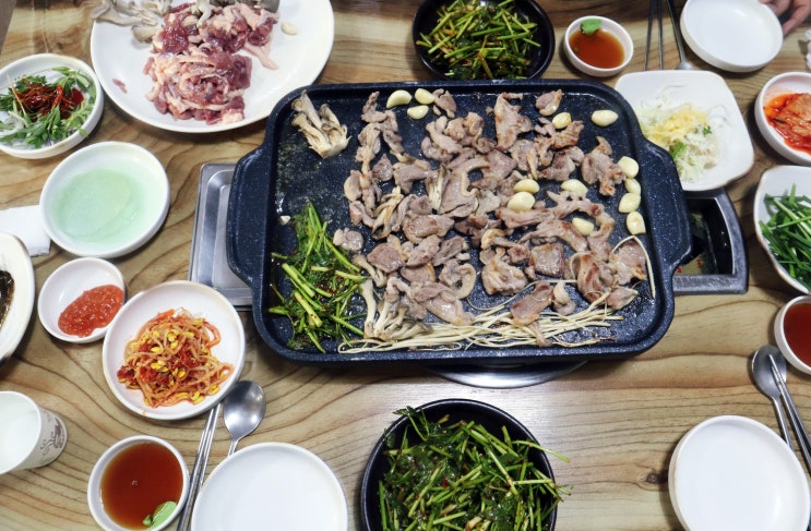 구의역 오리고기 맛집, 단골집 '강나루 유황 오리주물럭' 본점