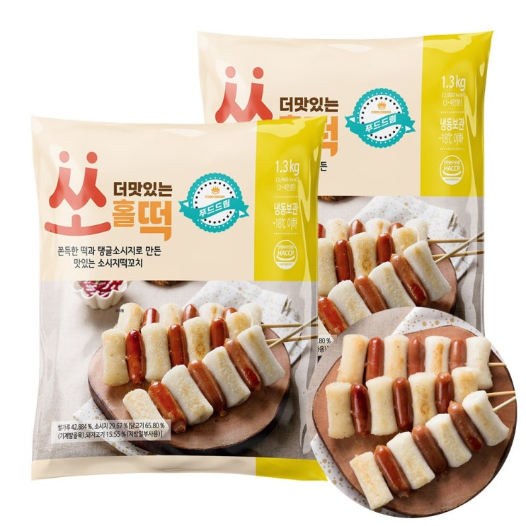 구매평 좋은 푸드드림 더맛있는 쏘홀떡 130gx10개 1.3kg x 2봉, 1세트 추천합니다 구매평 좋은 푸드드림 더맛있는 쏘홀떡 130gx10개 1.3kg x 2봉, 1세트 추천합니다