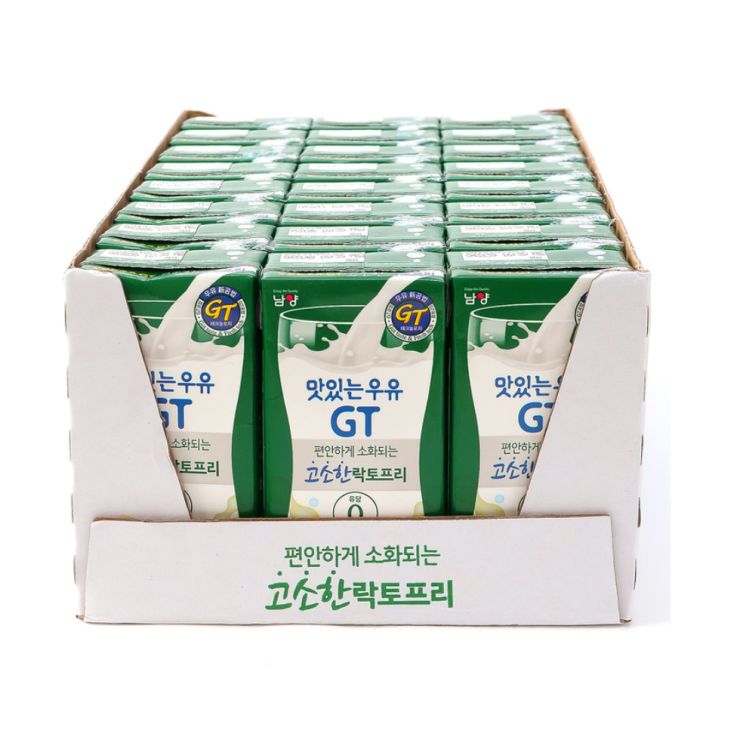 인지도 있는 GT Lactose-free Sterilized Milk 180ml x 48ct 맛있는 우유 락토프리 멸균우유 48개 좋아요 인지도 있는 GT Lactose-free Sterilized Milk 180ml x 48ct 맛있는 우유 락토프리 멸균우유 48개 좋아요
