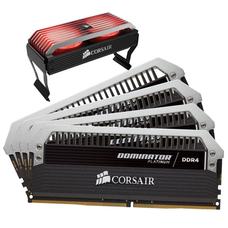 인기있는 커세어 64G DDR4 PC4-27700 CL16 Dominator Platinum 램 데스크탑용 + 쿨러, CMD64GX4M4B3466C16 좋아요 인기있는 커세어 64G DDR4 PC4-27700 CL16 Dominator Platinum 램 데스크탑용 + 쿨러, CMD64GX4M4B3466C16 좋아요