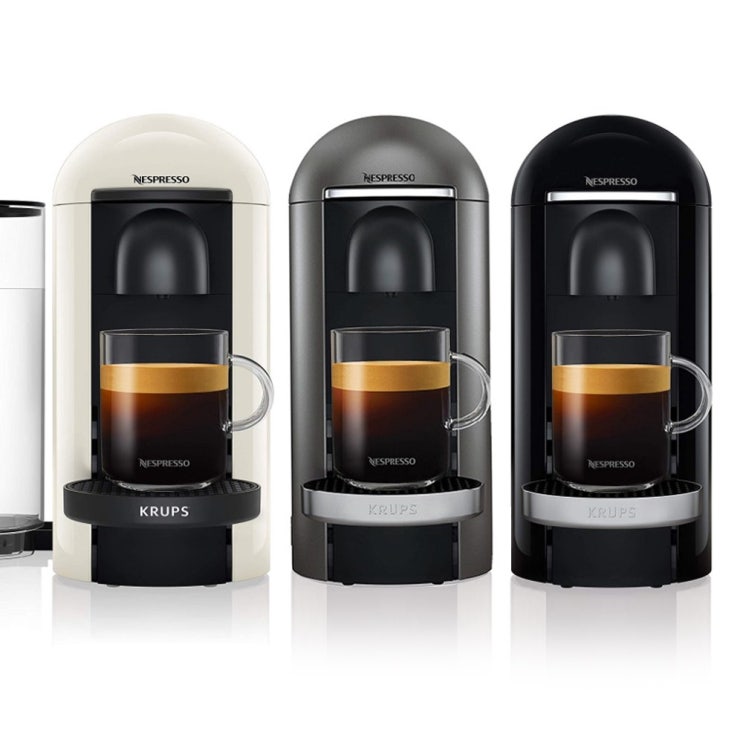 인지도 있는 네스프레소 버츄오 플러스 캡슐 커피머신 전모델 독일 재고보유 즉시발송, 10. 드롱기 버츄오 사각 블랙(캡슐미포함) ···