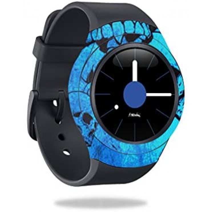 갓성비 좋은 Samsung Gear S2 3G와 호환되는 마이티스킨스 스킨 - 미국에서 제작된 블루 스컬스 보호 내구 유니크한, 1 ··· 갓성비 좋은 Samsung Gear S2 3G와 호환되는 마이티스킨스 스킨 - 미국에서 제작된 블루 스컬스 보호 내구 유니크한, 1 ···