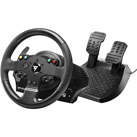 후기가 좋은 ThrustMaster Store 방문 Thrustmaster TMX 구매 : 2 페달 페달 세트가있는 인체 공학적 레이싱 휠-Xbox O, One Color_One