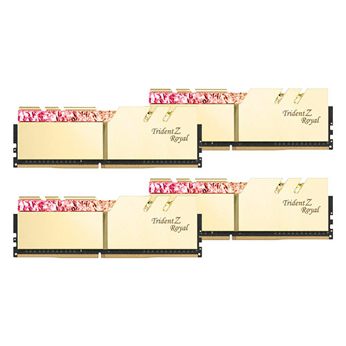 가성비 좋은 지스킬 DDR4 16GB TRIDENT Z ROYAL 램 데스크탑용 GOLD PC4-25600 CL16 4p ···