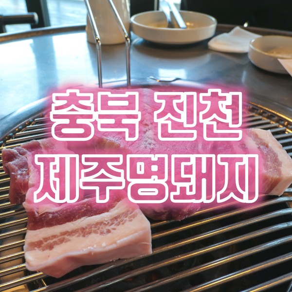 충북 진천 고기집 맛집 제주명돼지 생근고기와 김치찌개