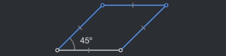 [3.8] 유클리디아 (Euclidea) 마름모 7E, V 공략